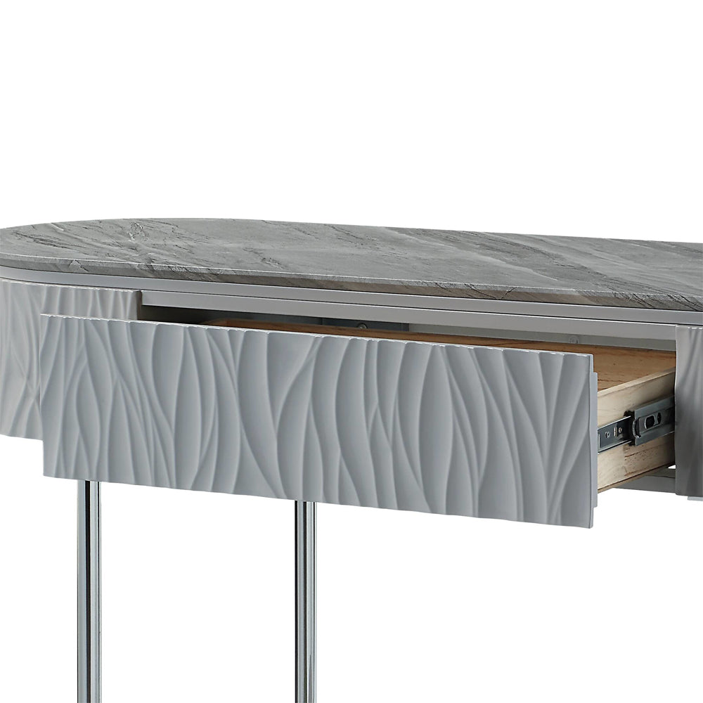 Yukino Gray Sofa Table - Ornate Home