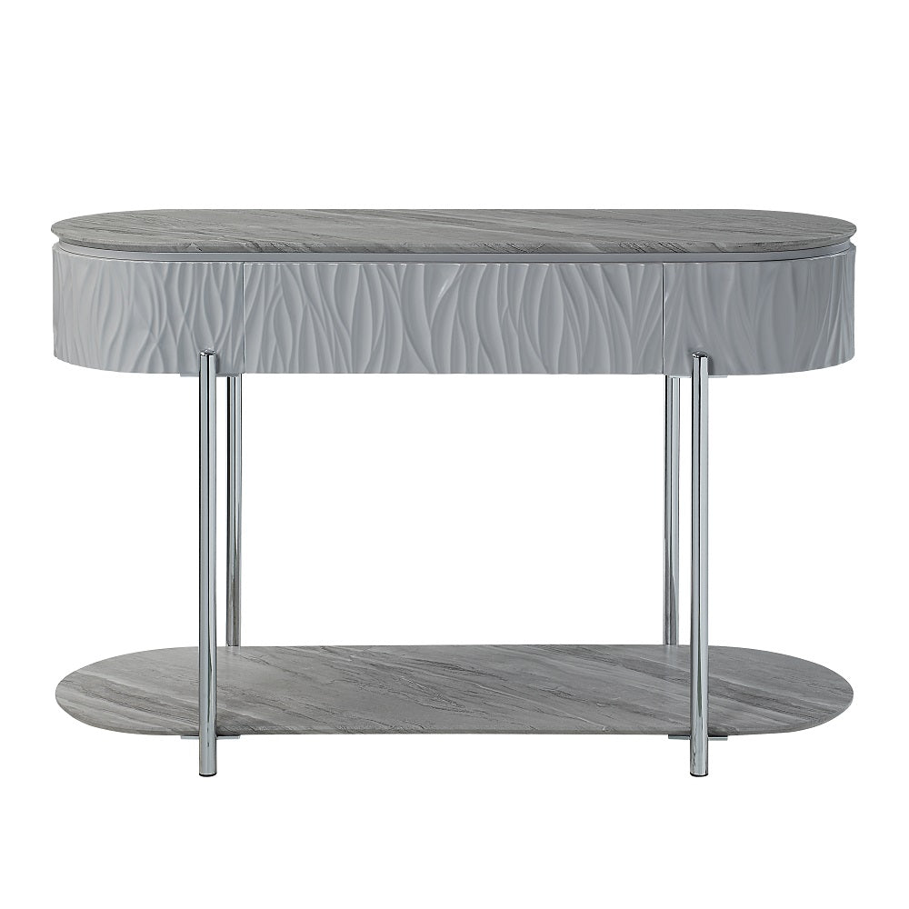 Yukino Gray Sofa Table - Ornate Home