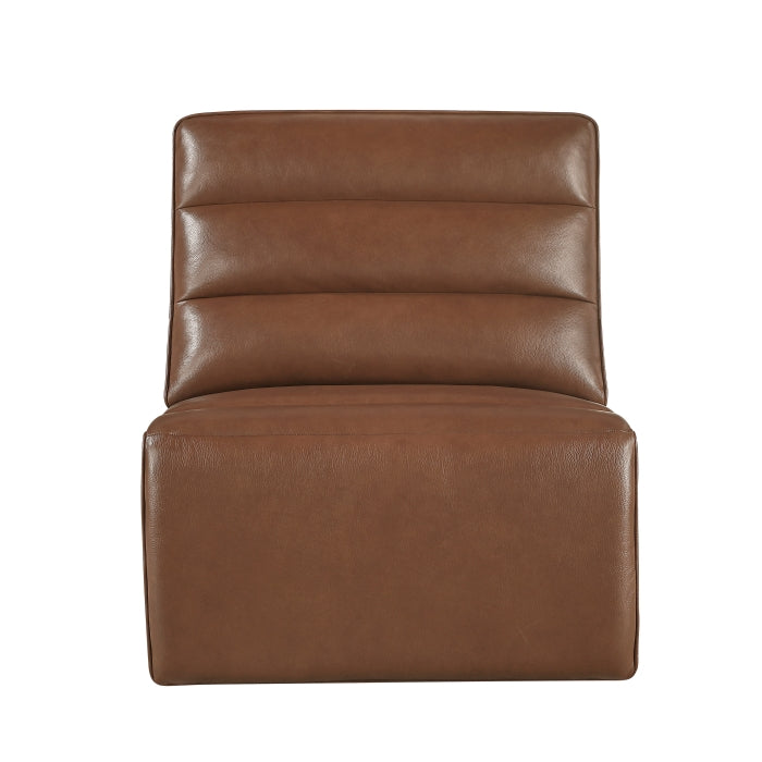Yukon Brown Power Armless Reclining Chair