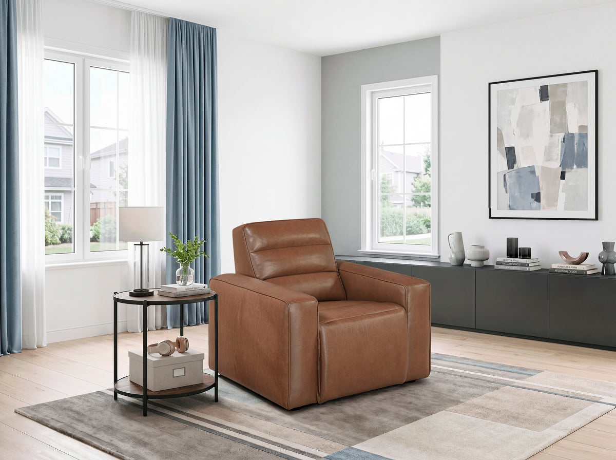 Yukon Brown Power Reclining Chair - Ornate Home