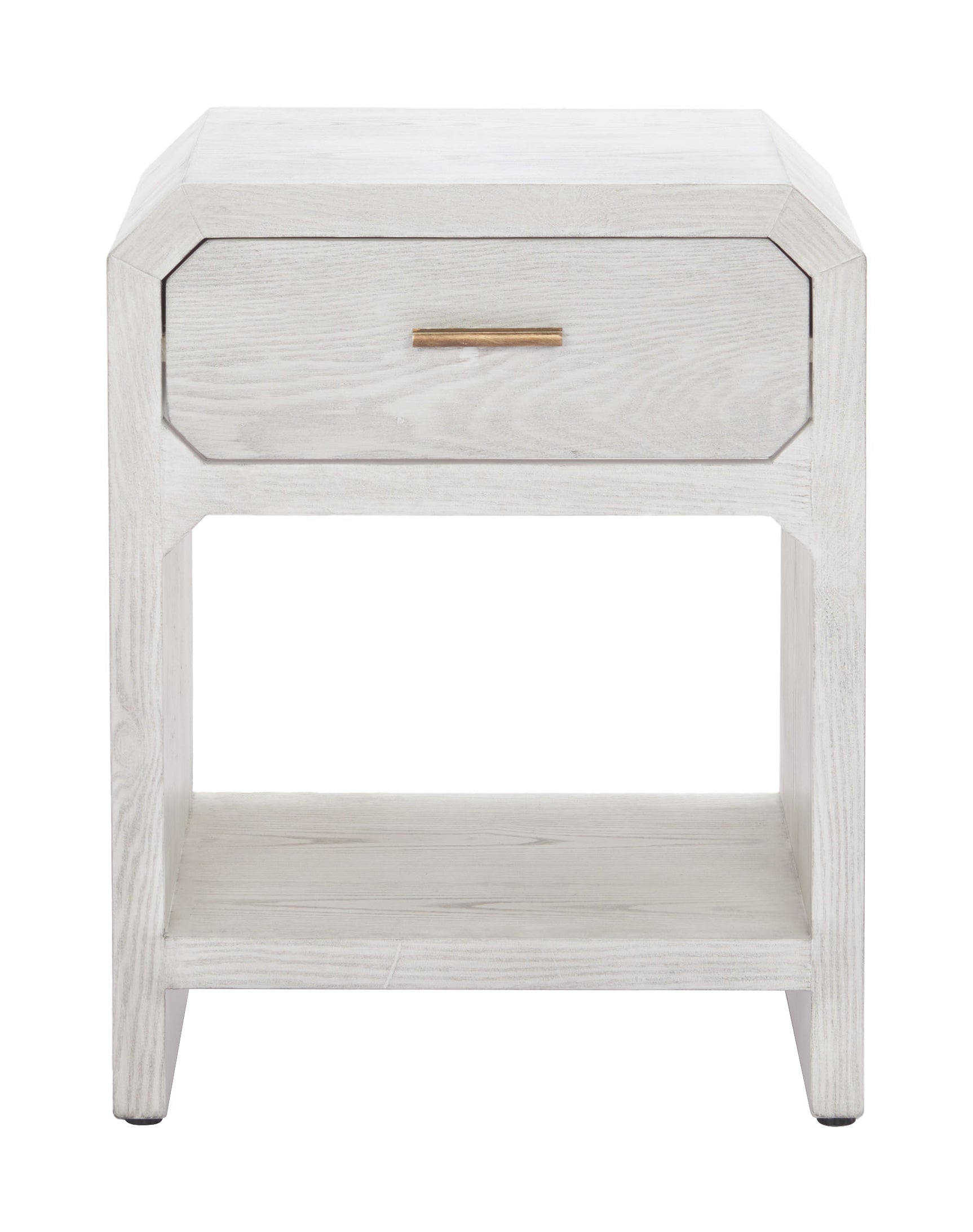 Yume Oak White Side Table - Ornate Home