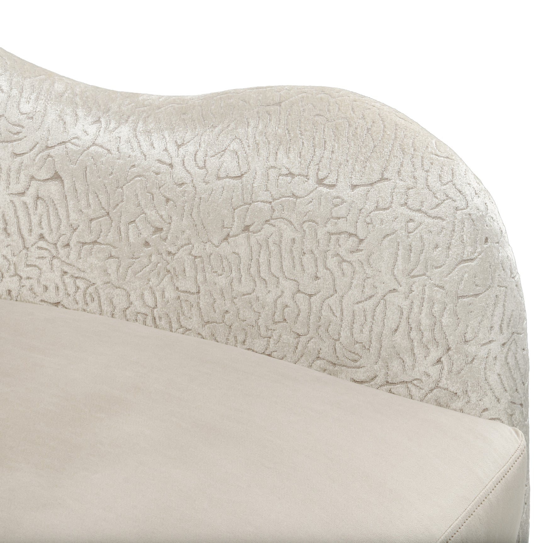 Yvette Medium Champagne/Porcini Accent Chair - Ornate Home