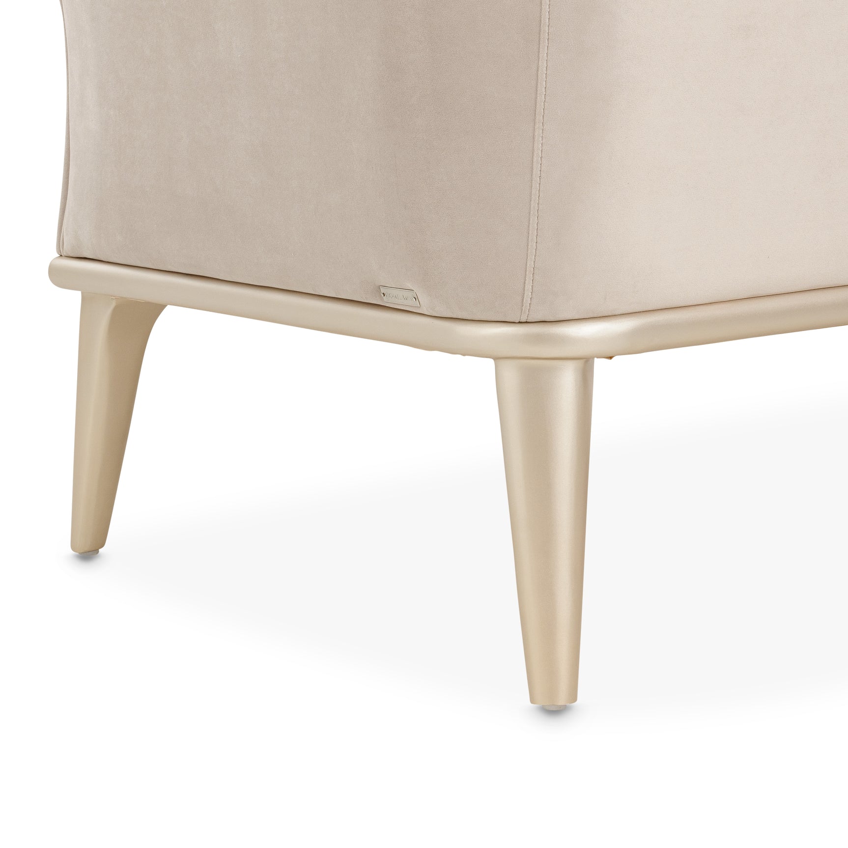 Yvette Medium Champagne/Porcini Chair and a Half - Ornate Home