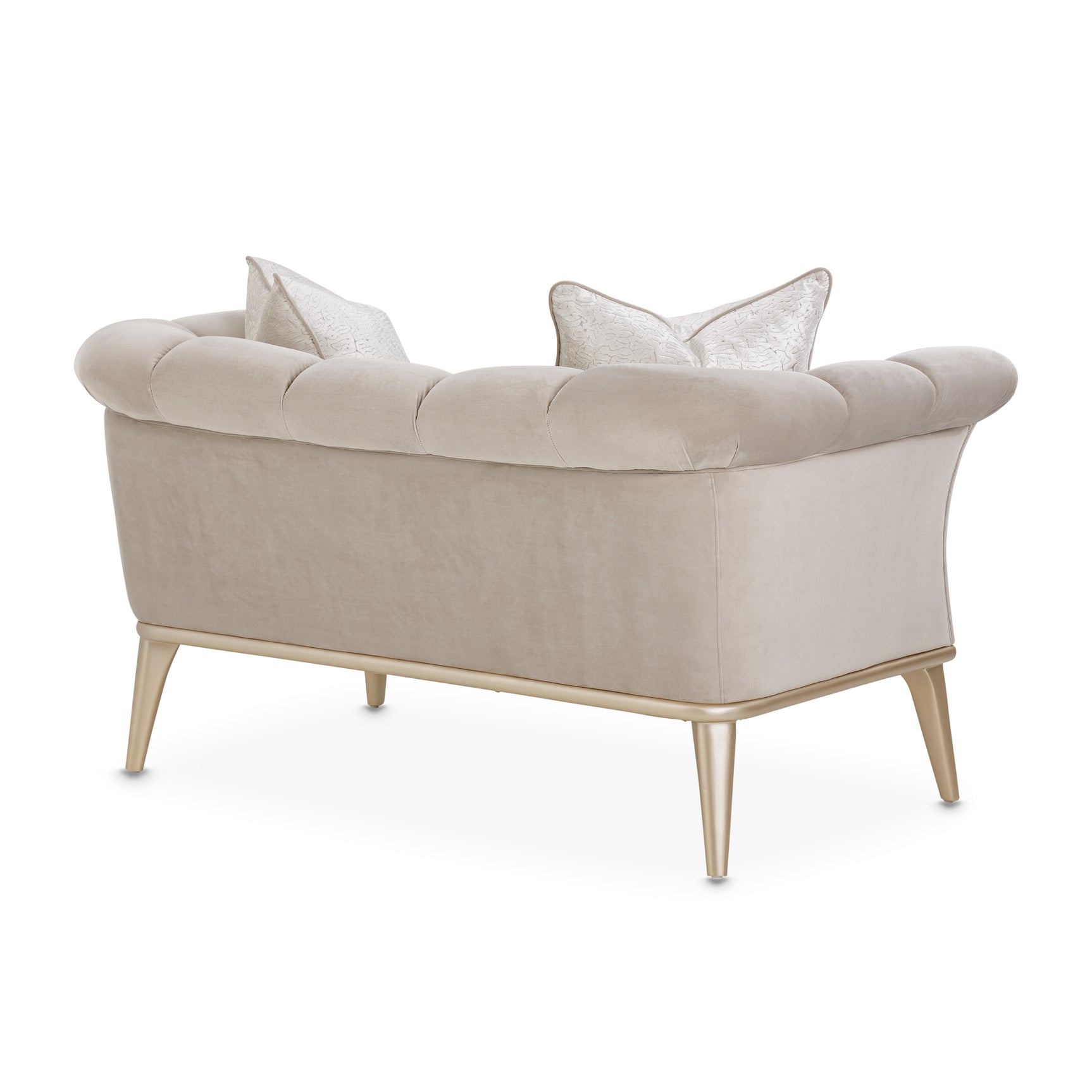 Yvette Medium Champagne/Porcini Chair and a Half - Ornate Home