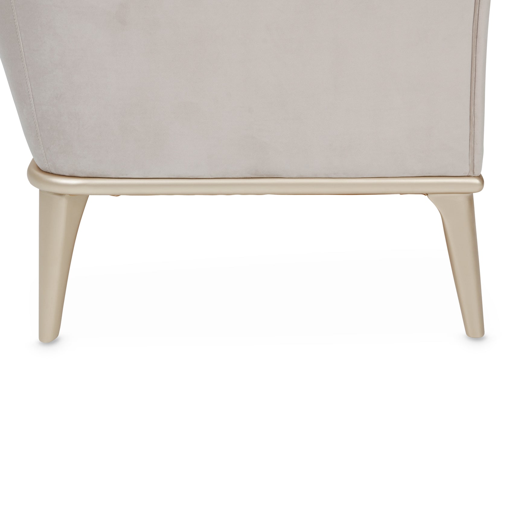 Yvette Medium Champagne/Porcini Sofa - Ornate Home