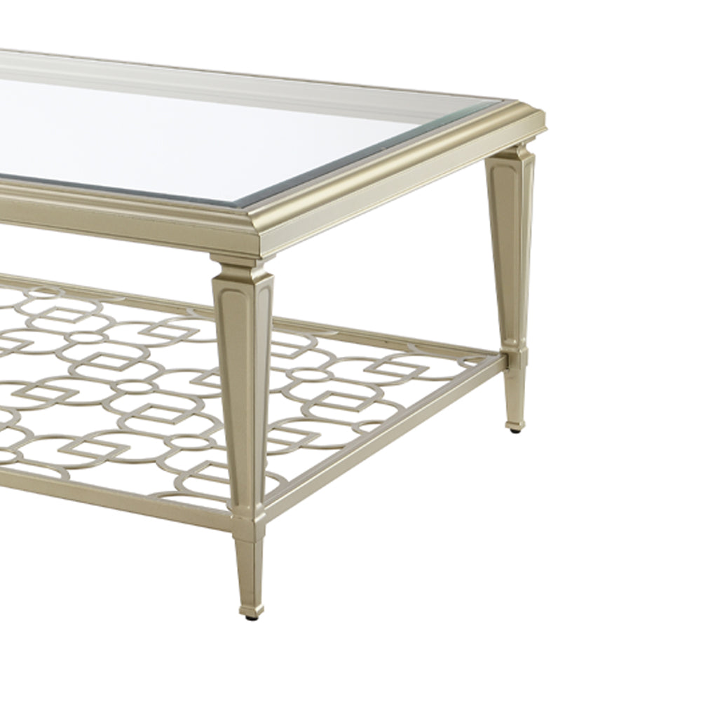 Zaba Silver Coffee Table - Ornate Home