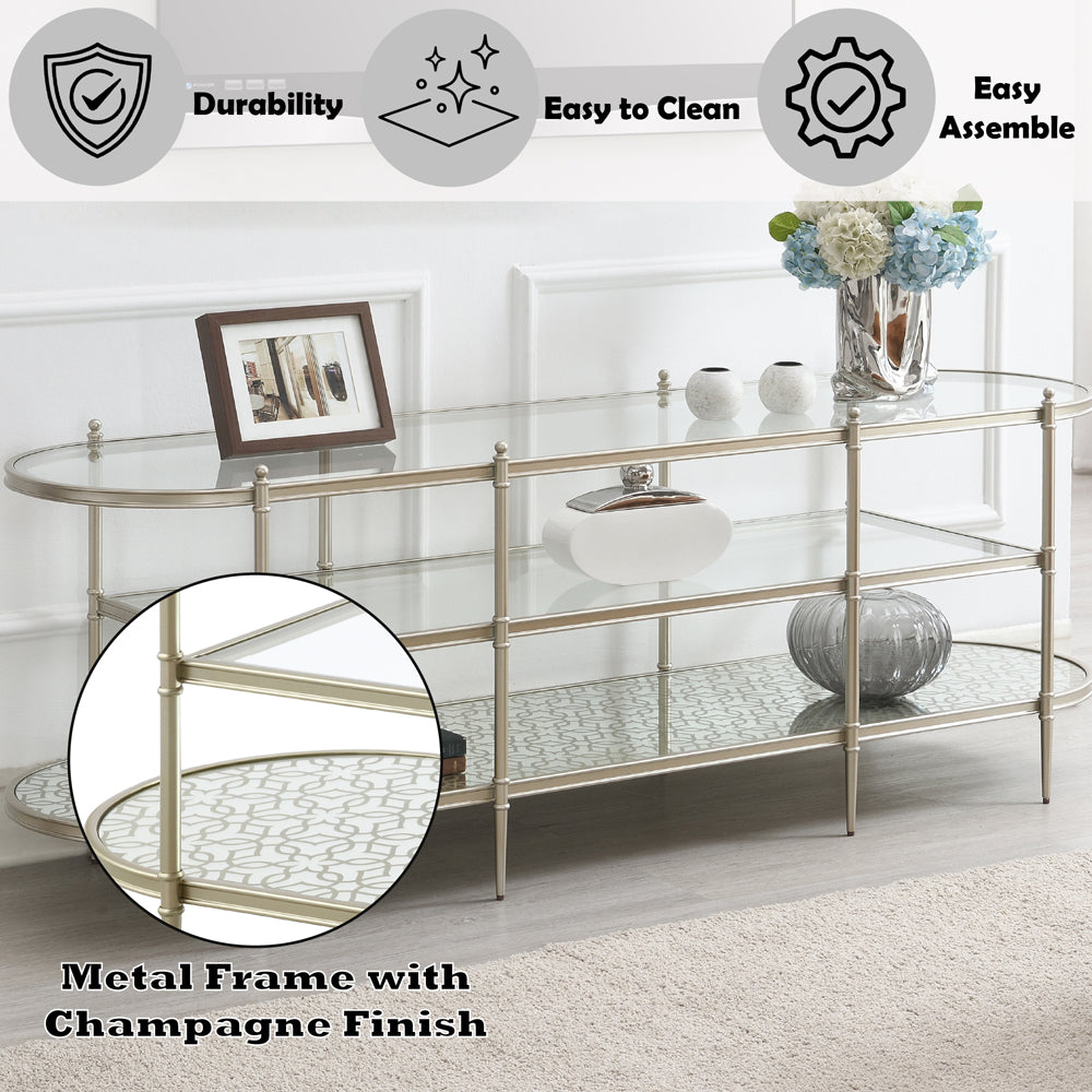 Zaba Silver Tv Stand - Ornate Home