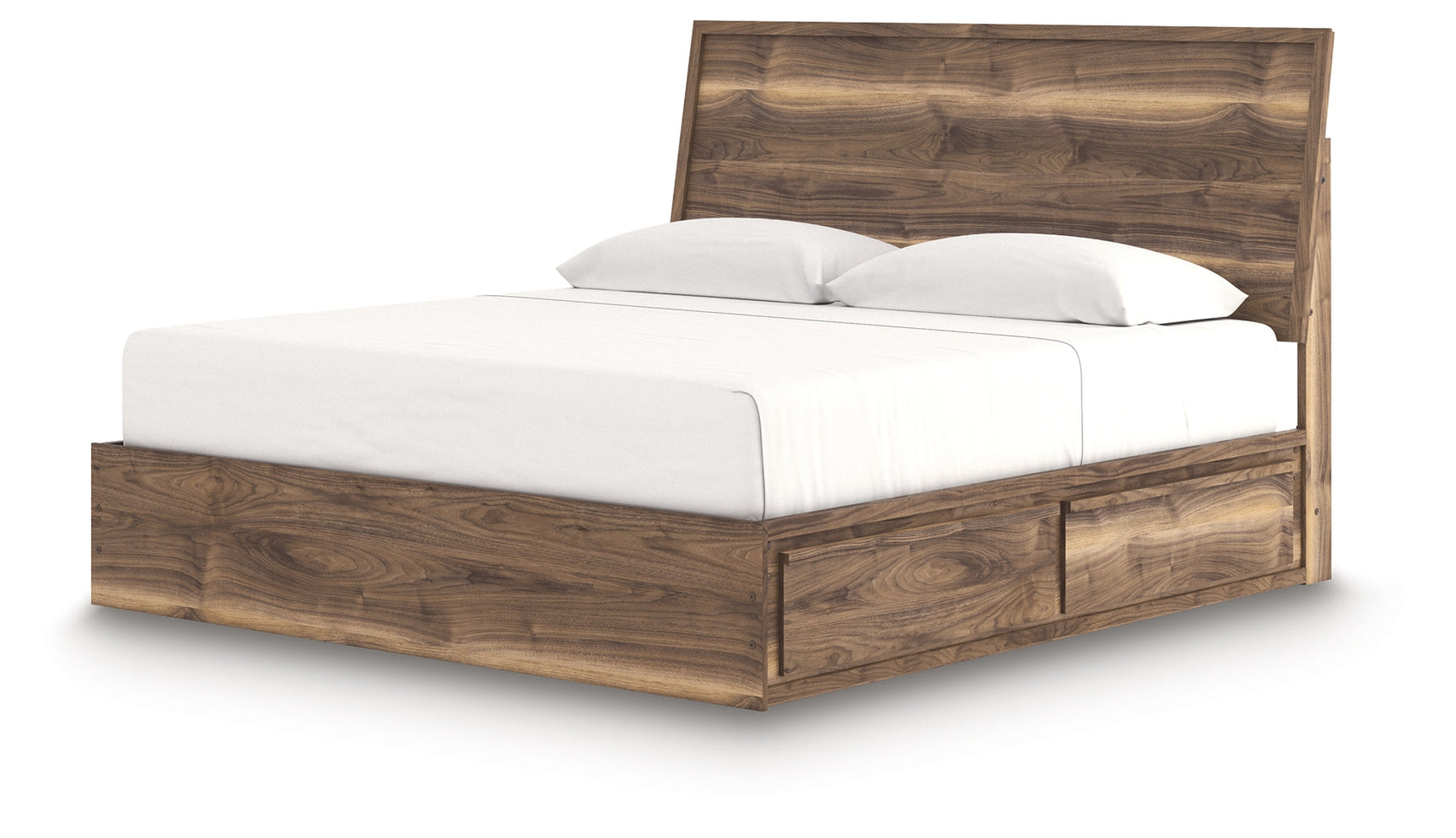 Zadilyn Brown King Panel Bed with Storage (Online Special Price) - Ornate Home