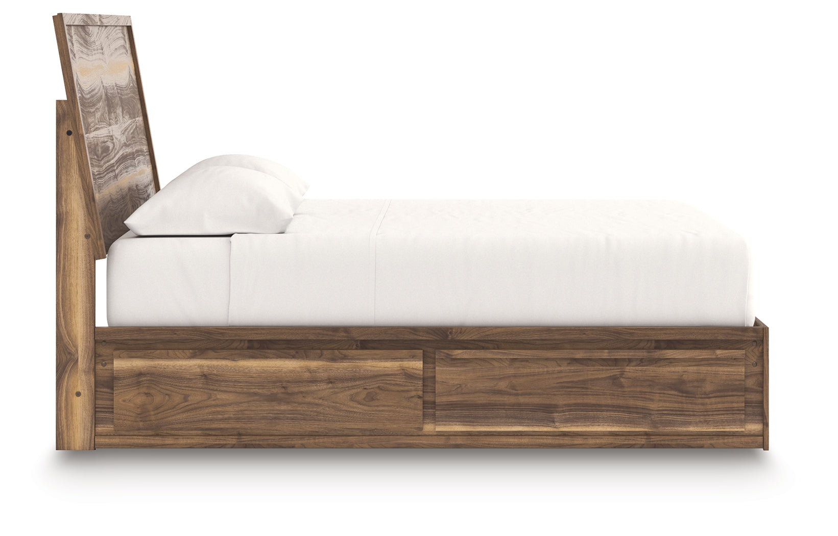 Zadilyn Brown King Panel Bed with Storage (Online Special Price) - Ornate Home