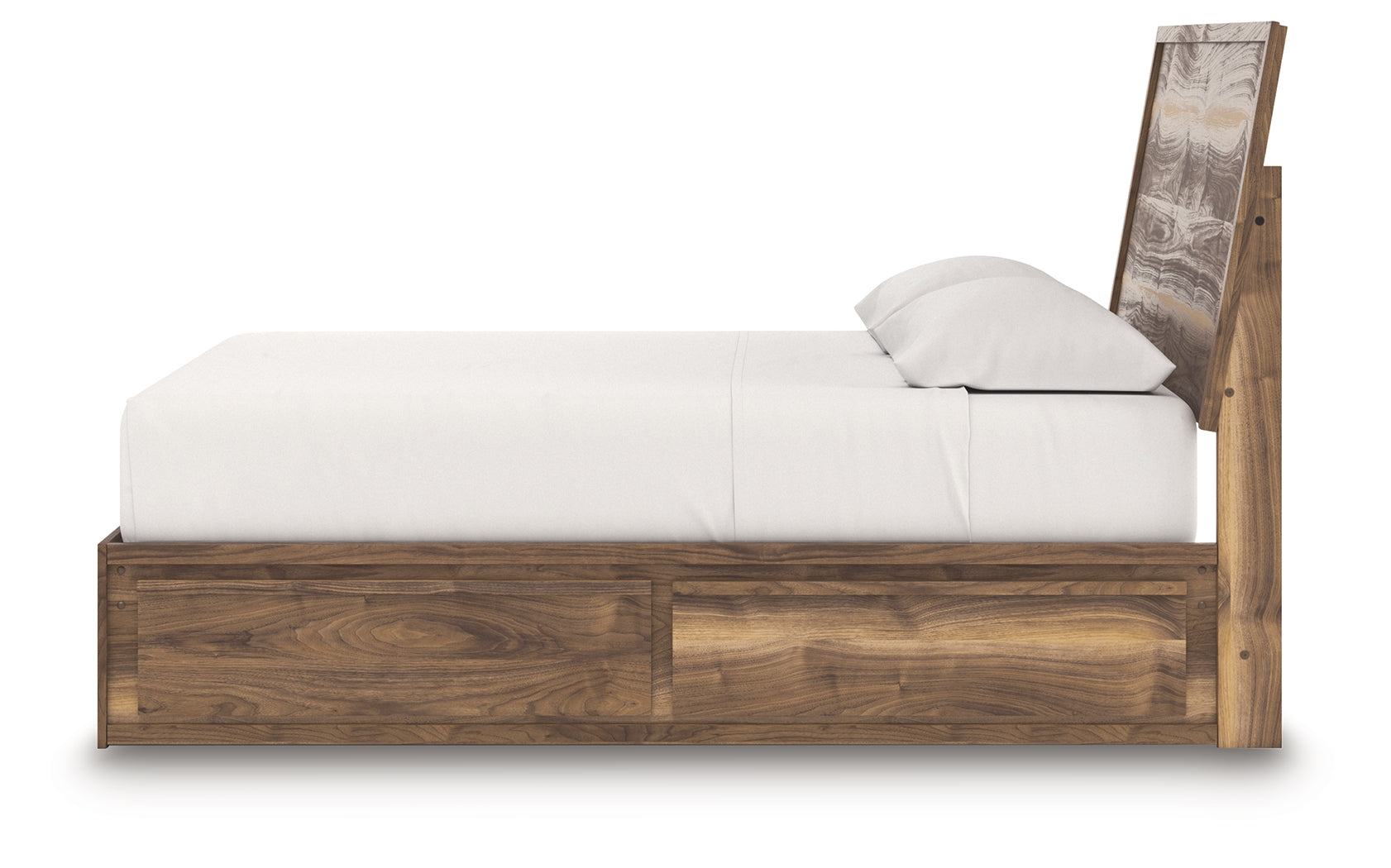 Zadilyn Brown King Panel Bed with Storage (Online Special Price) - Ornate Home