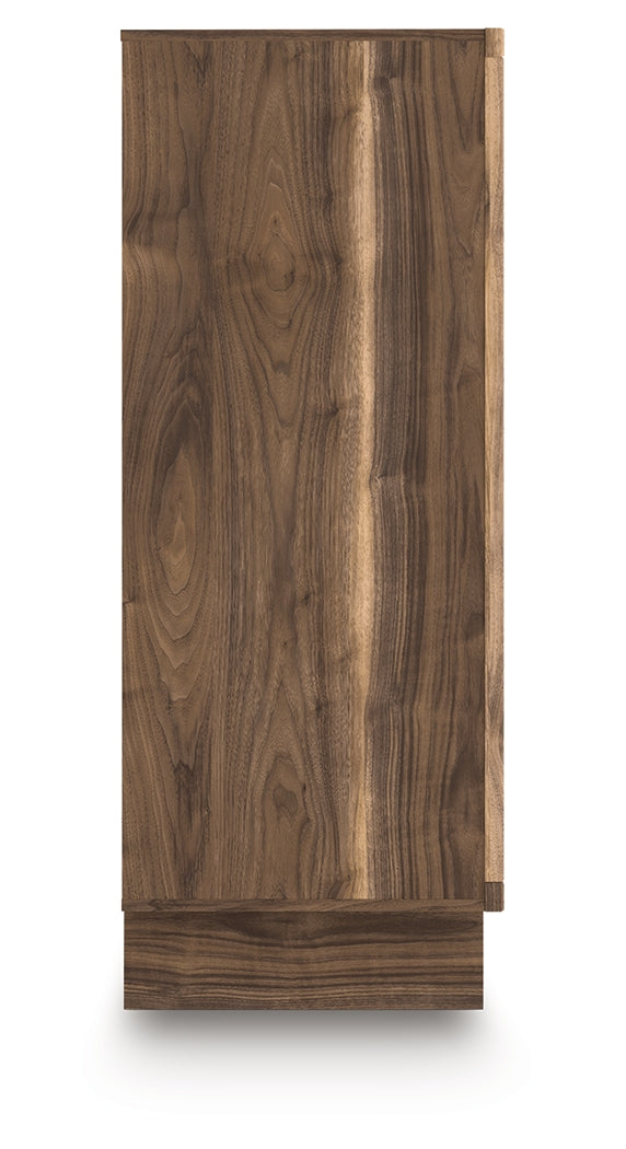 Zadilyn Brown Wide Chest of Drawers - Ornate Home