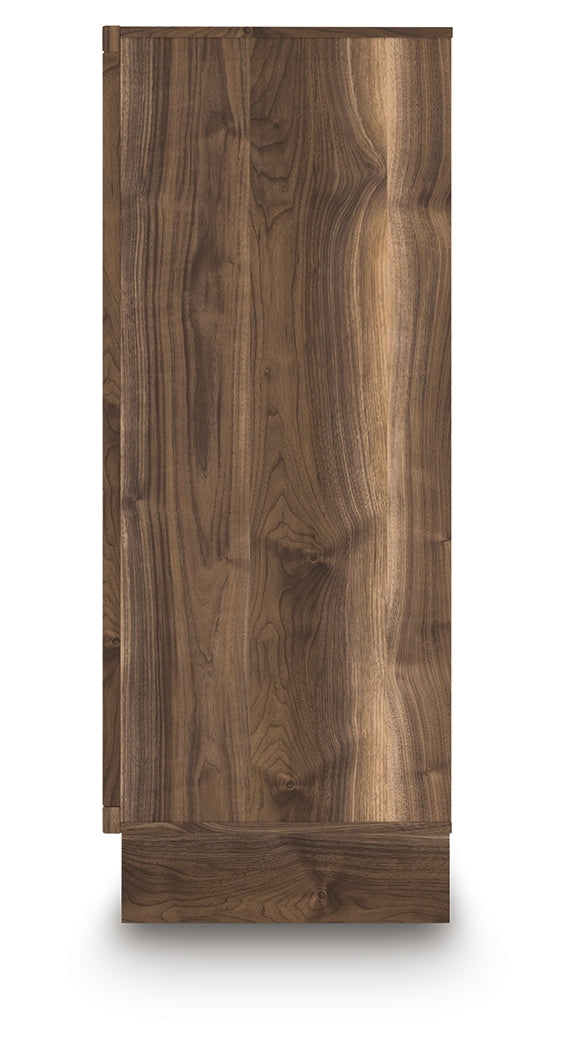 Zadilyn Brown Wide Chest of Drawers - Ornate Home