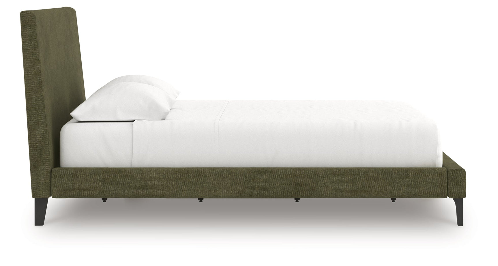 Zadilyn Sage Green California King Upholstered Bed with Roll Slats (Online Special Price) - Ornate Home