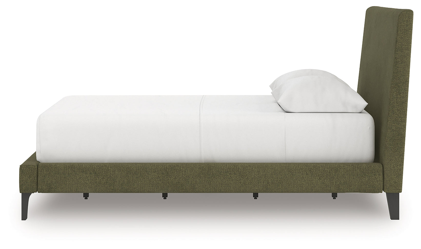 Zadilyn Sage Green Full Upholstered Bed with Roll Slats (Online Special Price) - Ornate Home