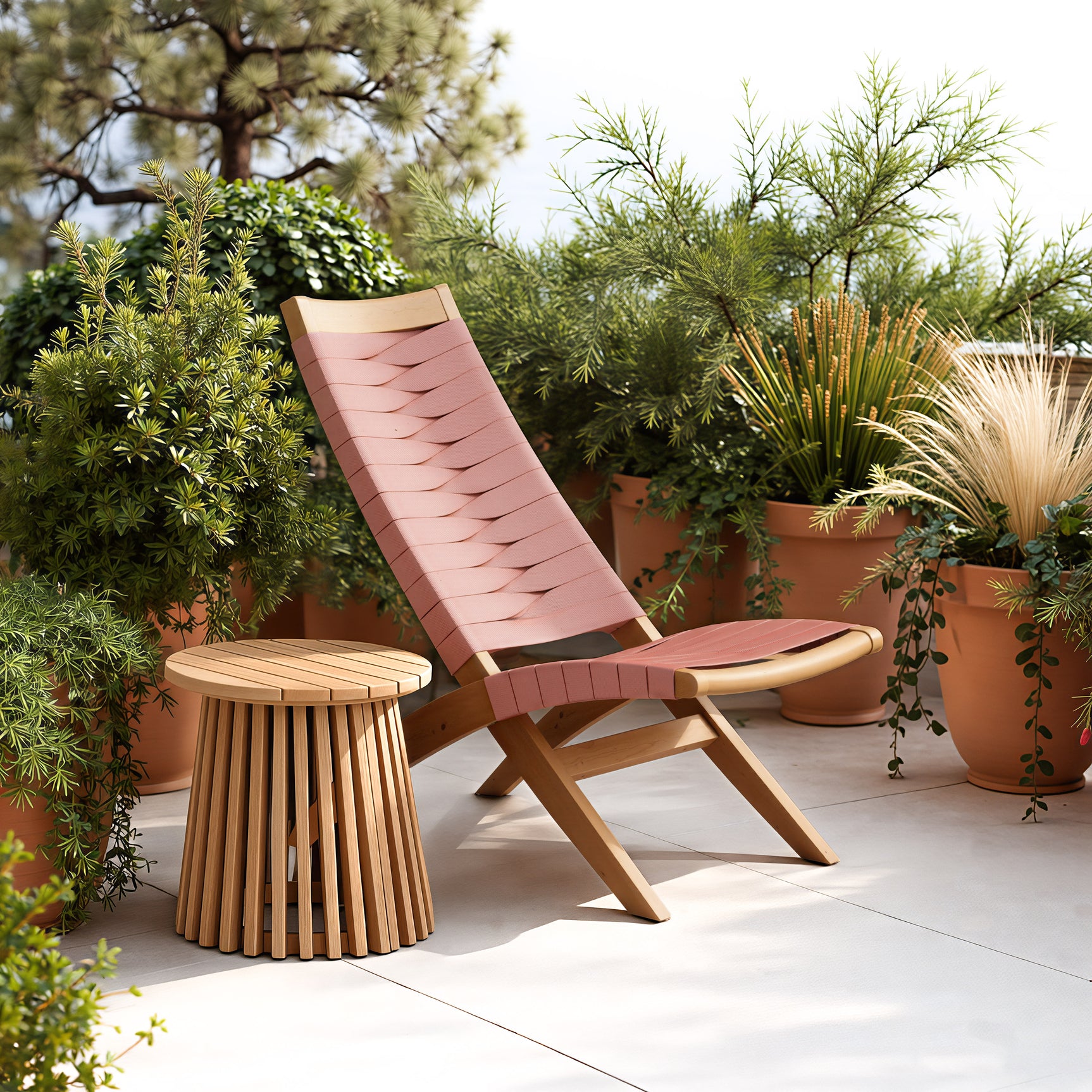 Zahara Natural Side Table