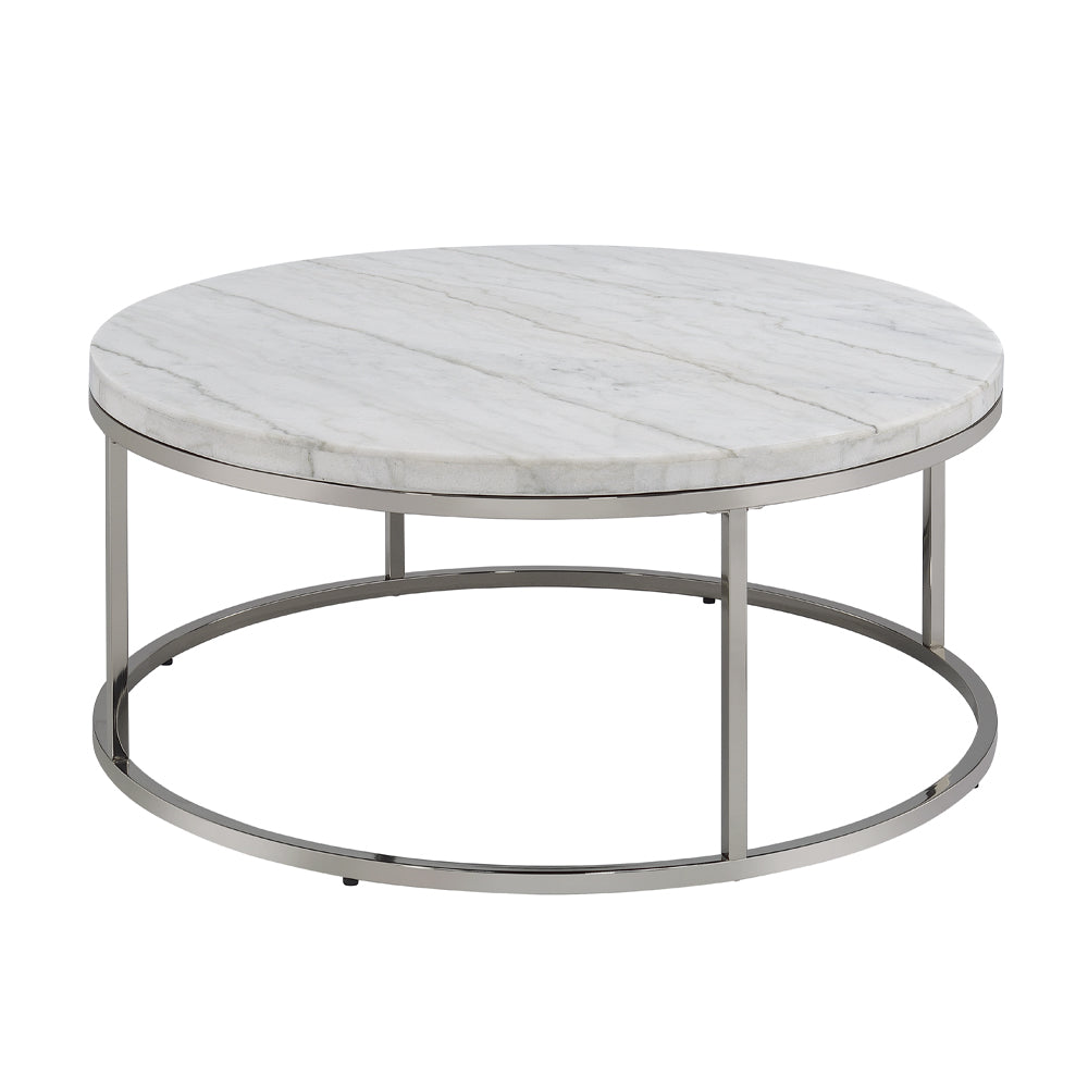 Zaidee Coffee Table W/Marble - Ornate Home