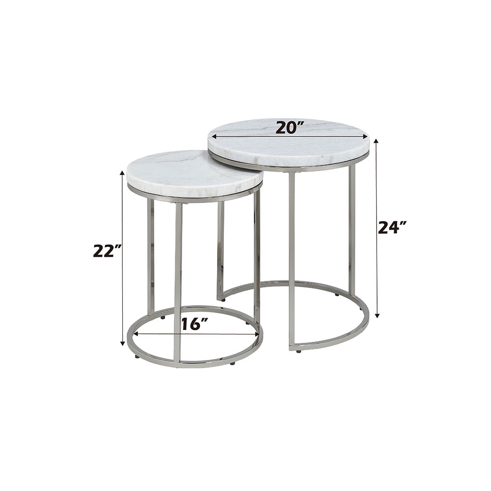Zaidee Nesting Table Set - Ornate Home