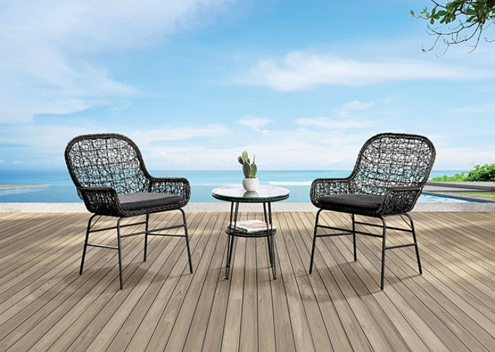 Zalika Black Outdoor Table - Ornate Home