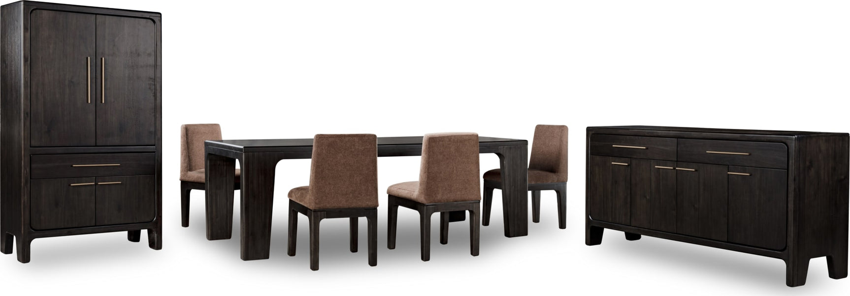 Zamba Pineapple/Jaguar Chenille Upholstered Acacia Wood Dining Chair (Set of 2) - Ornate Home