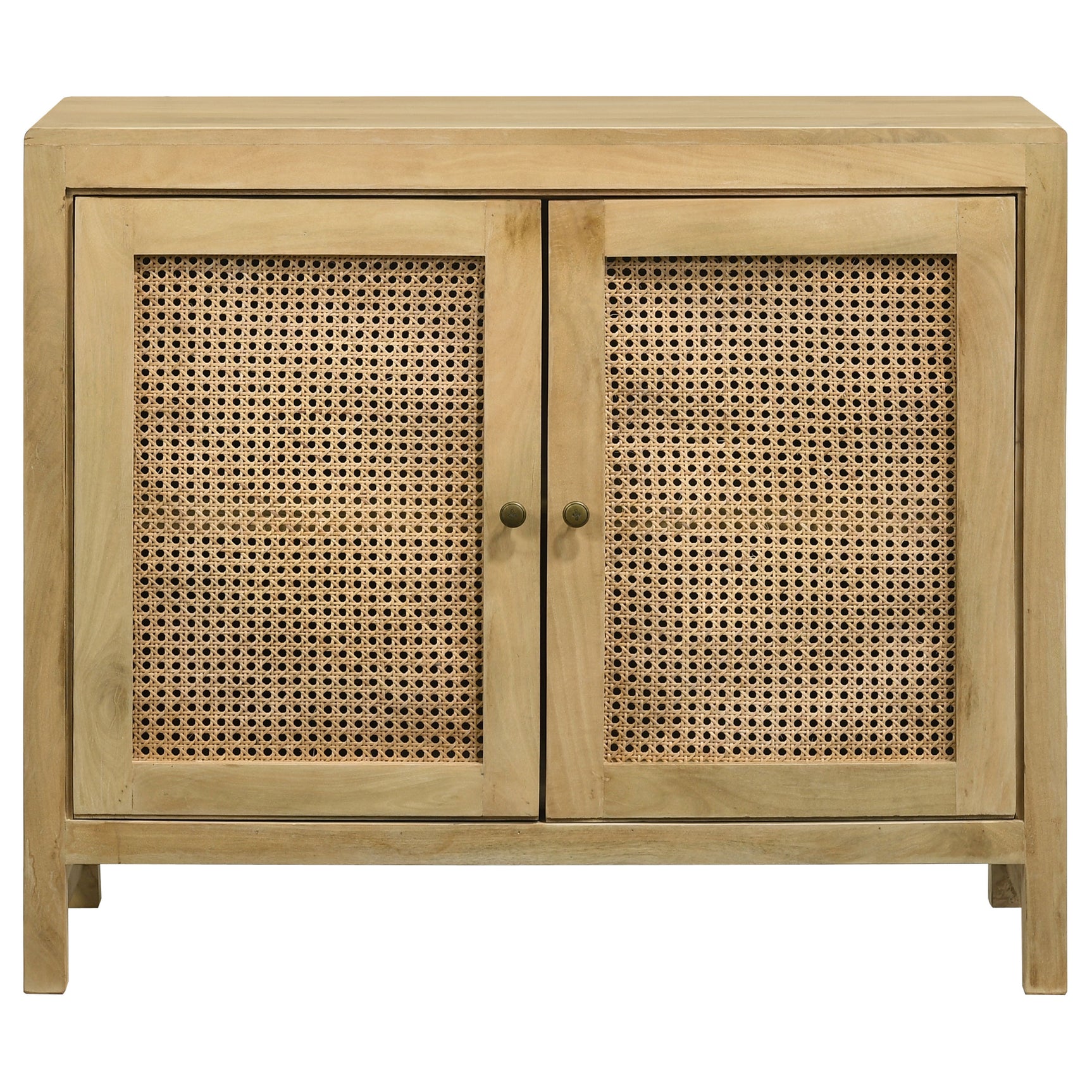 Zamora Natural 2-door Accent Cabinet - Ornate Home