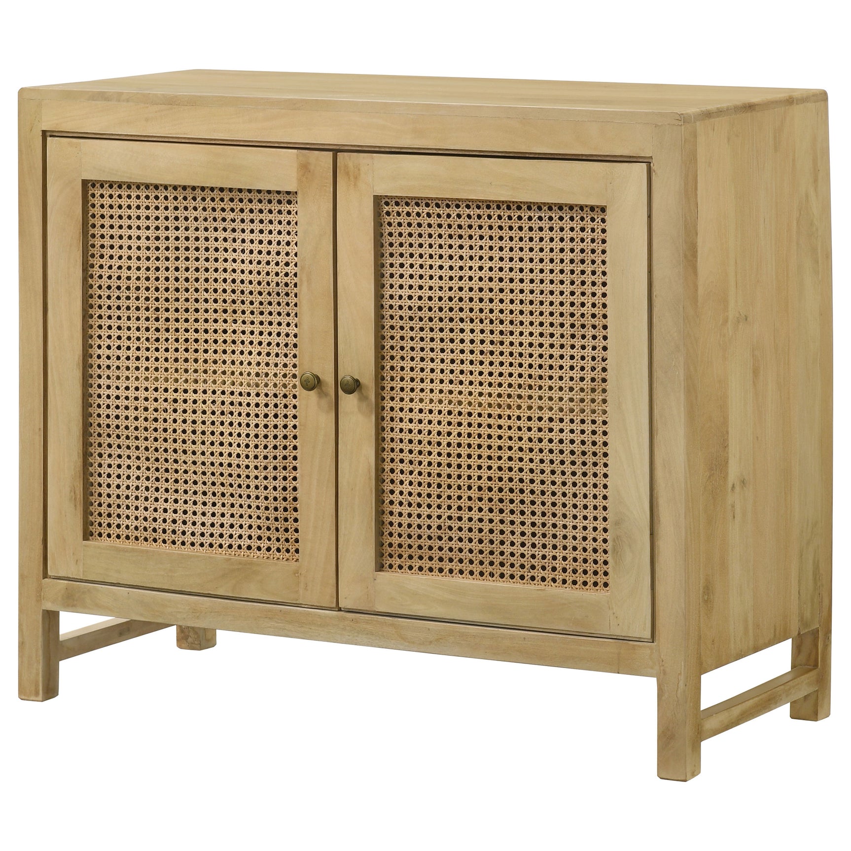 Zamora Natural 2-door Accent Cabinet - Ornate Home