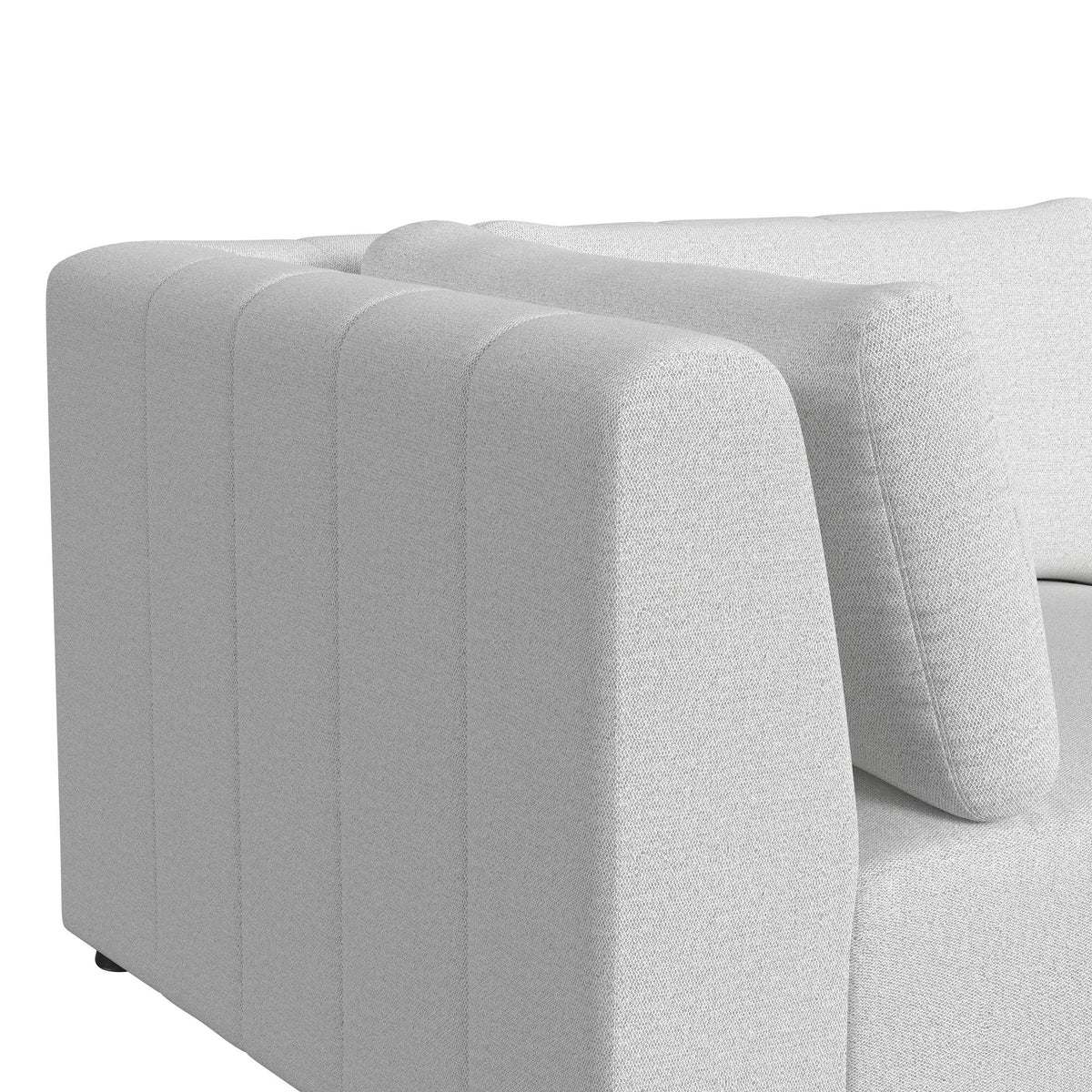 Zandara Olefin Beige 7-Piece Modular Outdoor Conversation Set with Pillows - Ornate Home