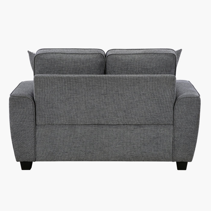 Zander Gray Loveseat - Ornate Home