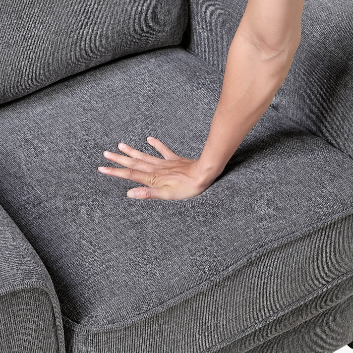 Zander Gray Loveseat - Ornate Home