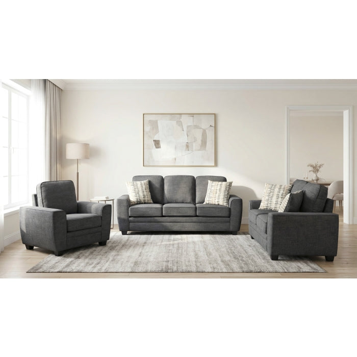 Zander Gray Loveseat - Ornate Home