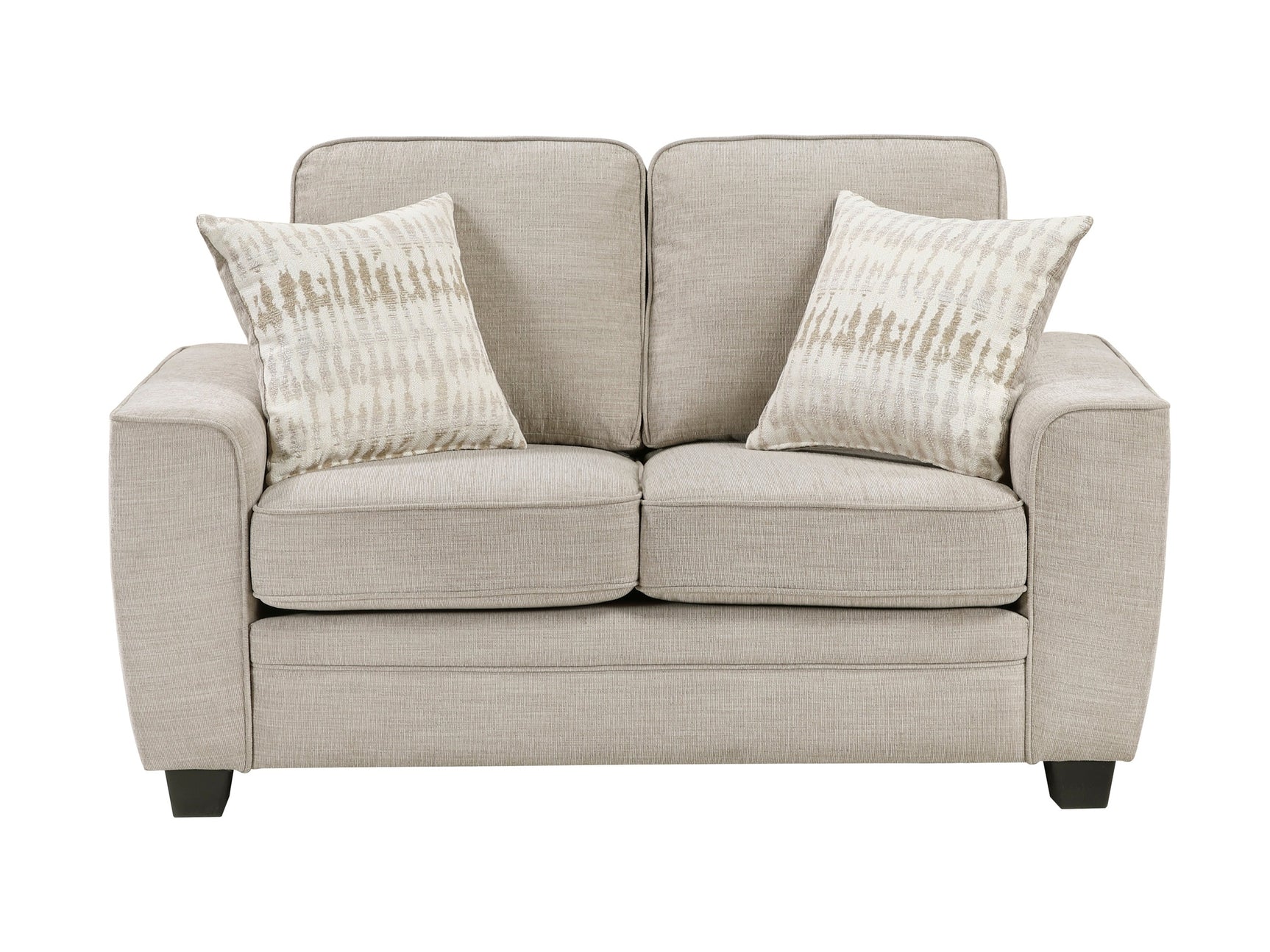 Zander Taupe Loveseat - Ornate Home