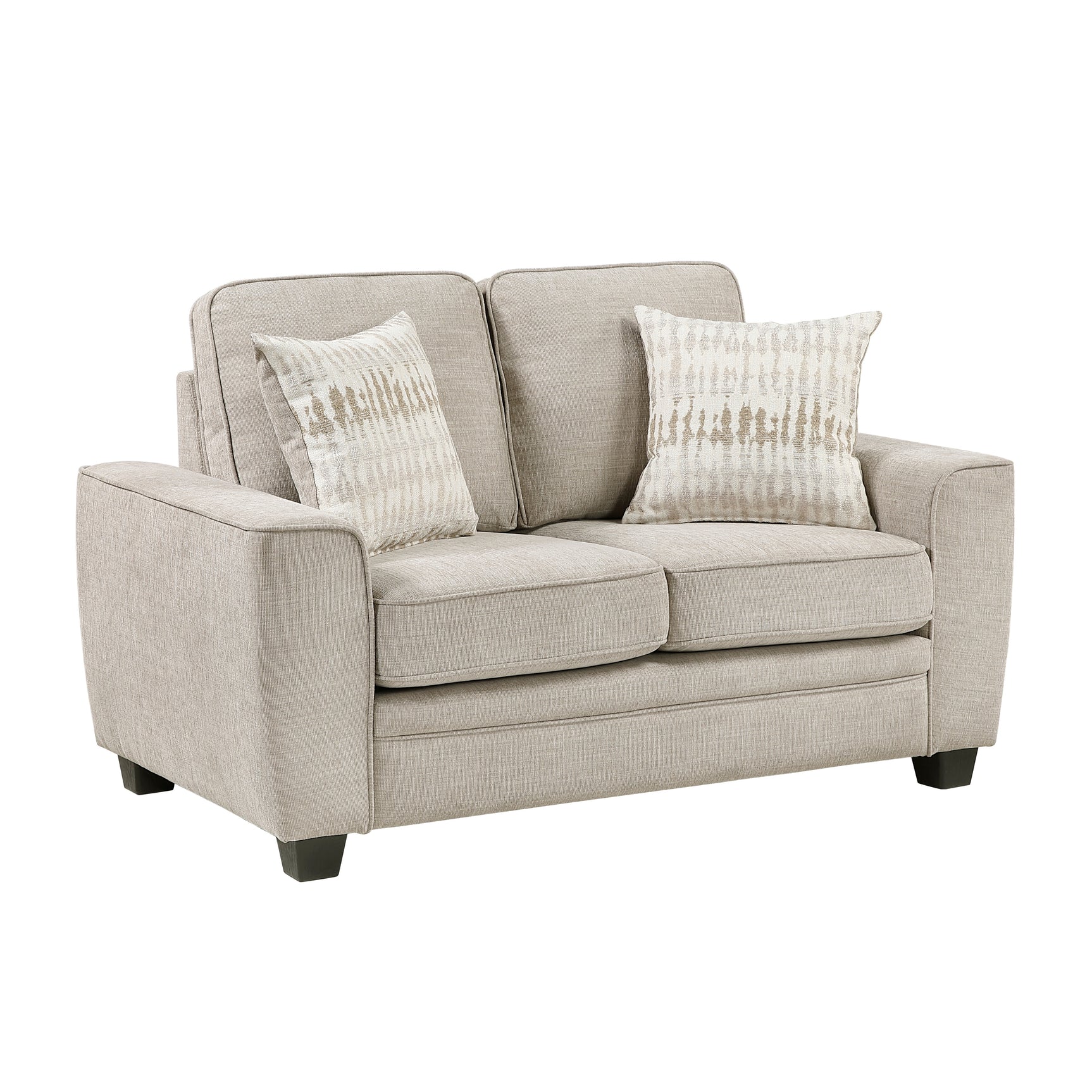 Zander Taupe Loveseat - Ornate Home