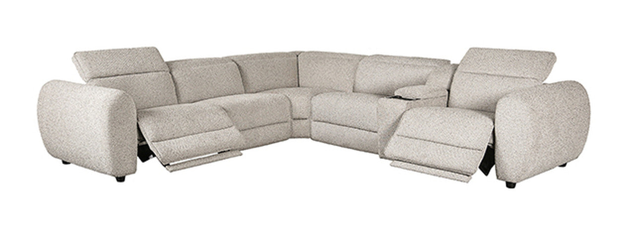 Zander Taupe Power Sectional - Ornate Home