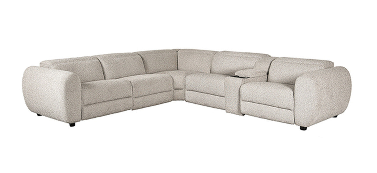 Zander Taupe Power Sectional - Ornate Home
