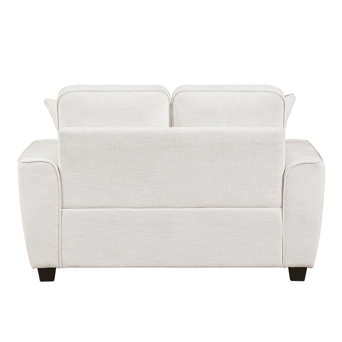 Zander White Loveseat - Ornate Home