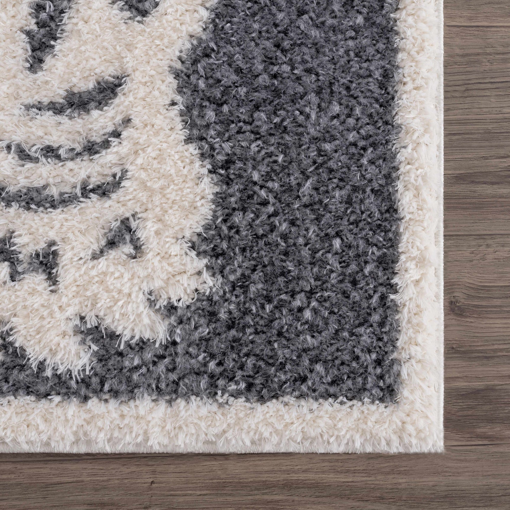 Zane Charcoal Tibetan Tiger Plush Rug - Ornate Home
