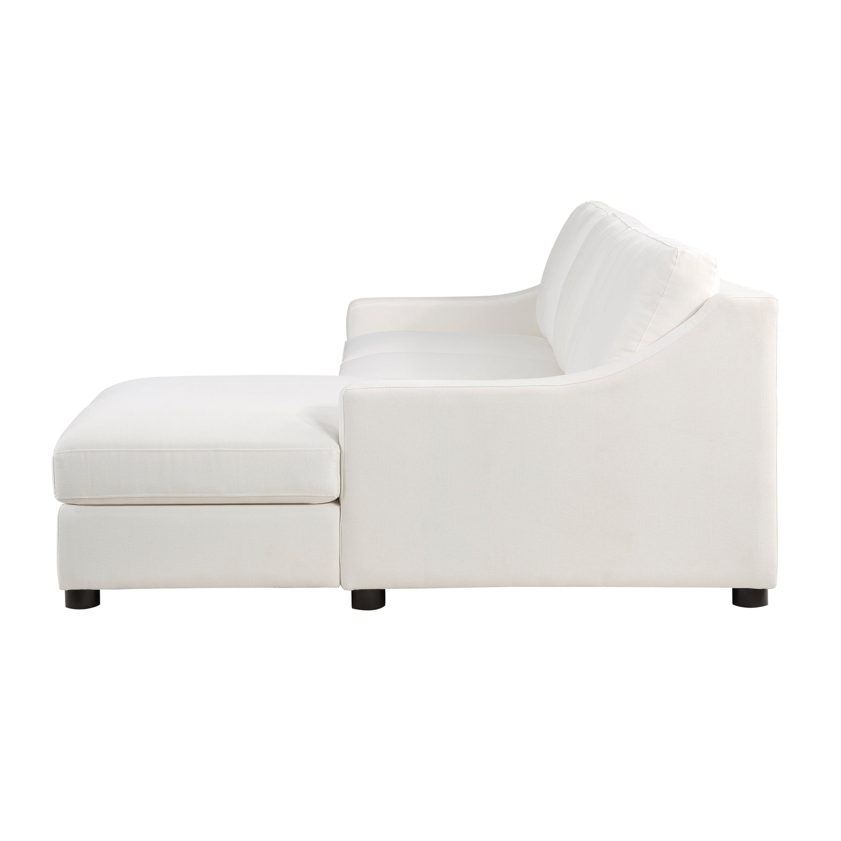 Zayden Ivory 2-Piece Sectional Right Chaise - Ornate Home
