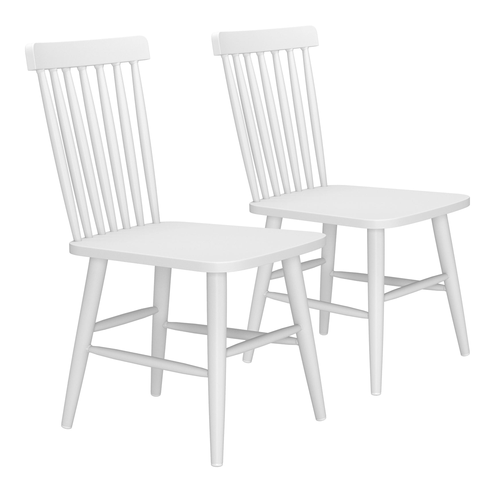 Zeilen White Dining Chair (Set of 2) - Ornate Home