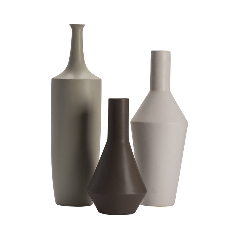 Zen Grey Japanese Inspired Bottles - Ornate Home