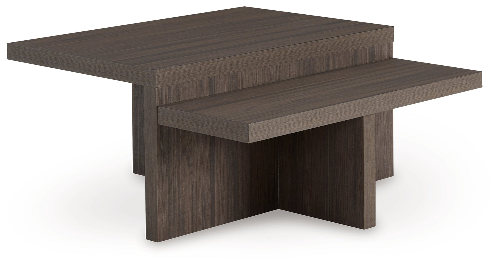 Zendex Brown Occasional Table Set (Set of 2) (Online Special Price) - Ornate Home