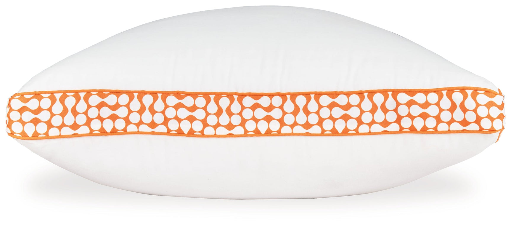 Zephyr 2.0 White/Orange 3-in-1 Pillow (6/Case) - Ornate Home