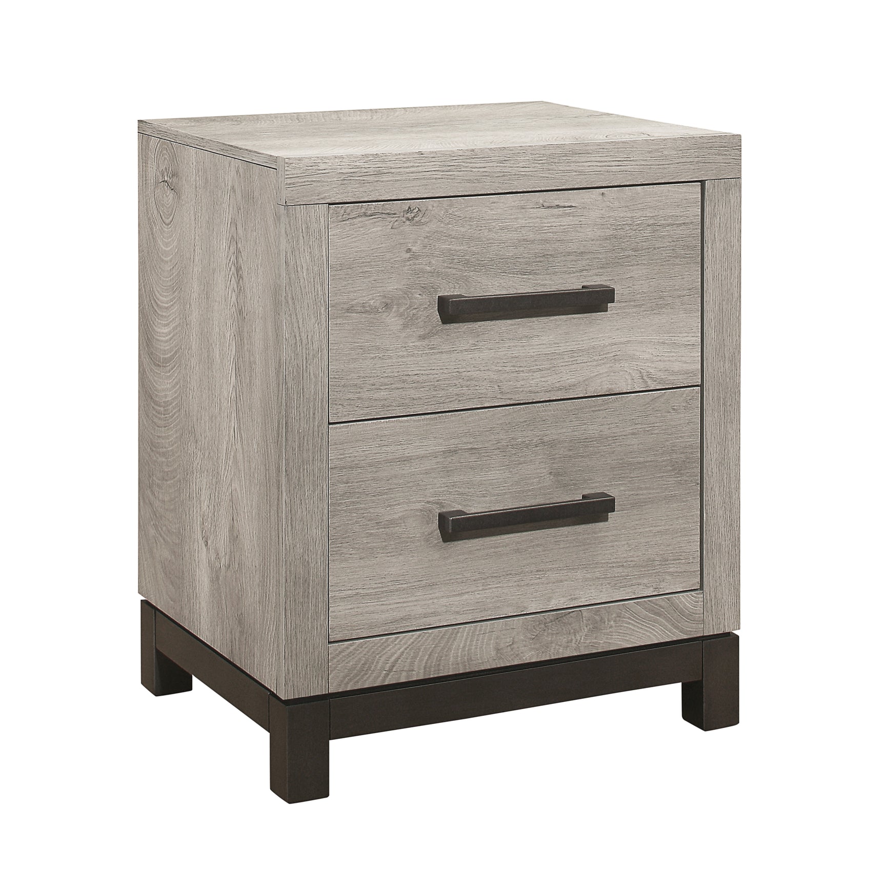 Zephyr Light Gray/Gray 5-Piece Queen Bedroom Set - Ornate Home