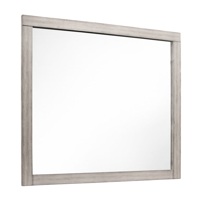 Zephyr Light Gray Mirror - Ornate Home