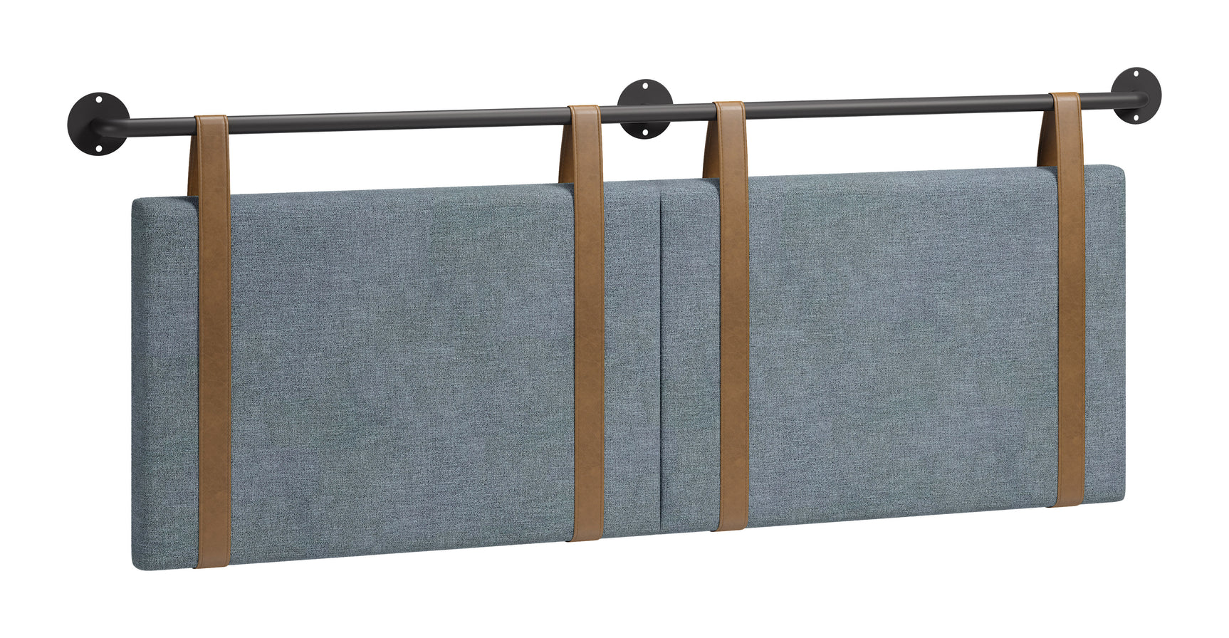 Zeva Gray Floating Queen Headboard - Ornate Home
