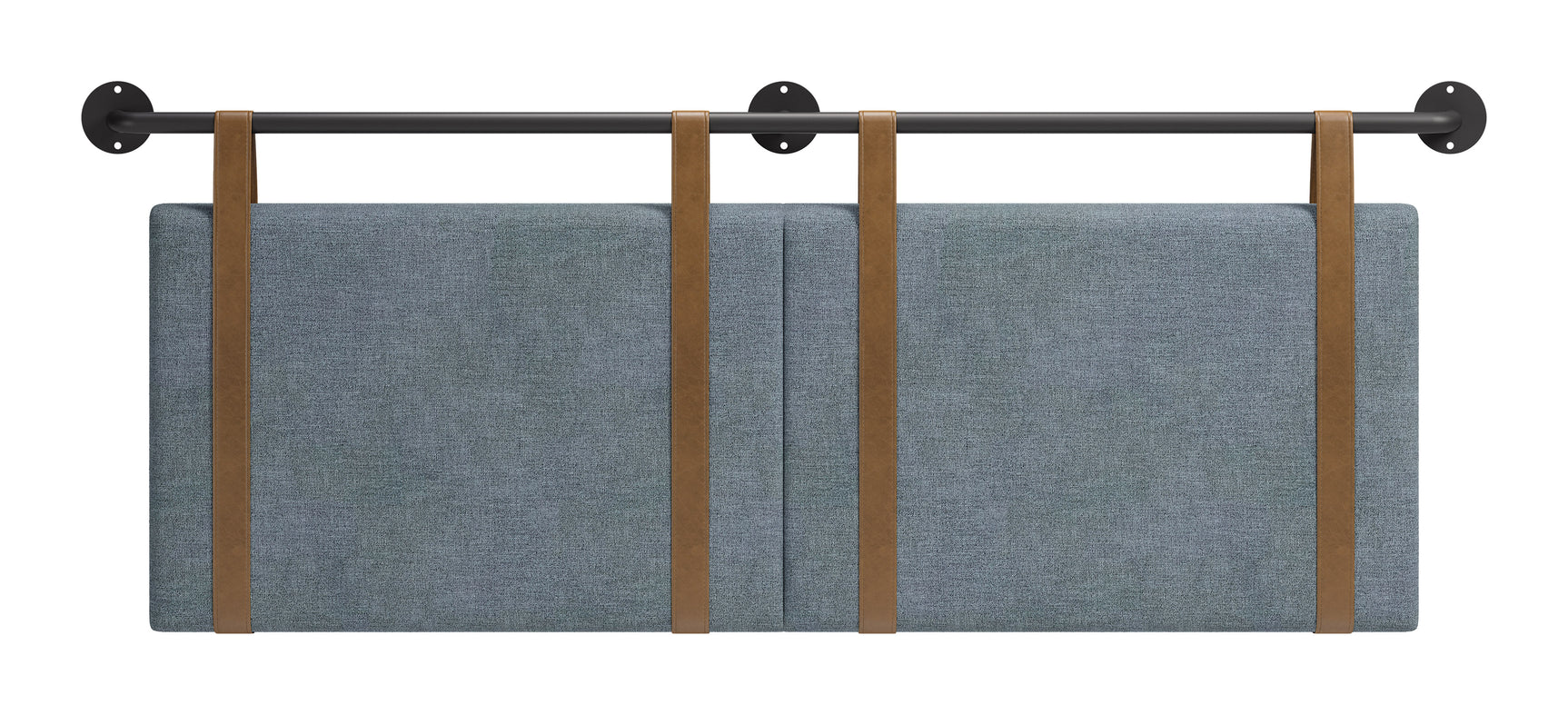 Zeva Gray Floating Queen Headboard - Ornate Home