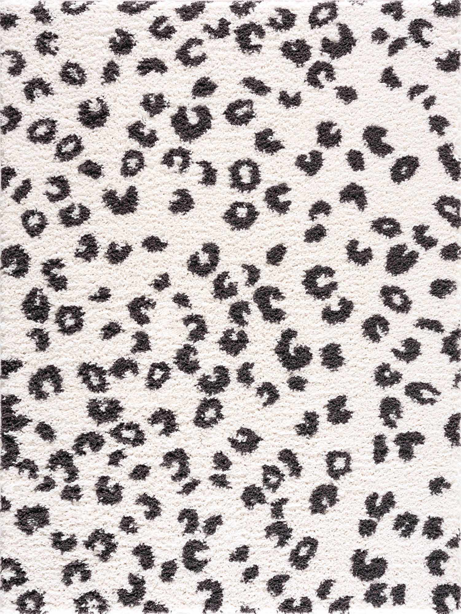 Zhen Black Spots Leopard Rug - Clearance - Ornate Home