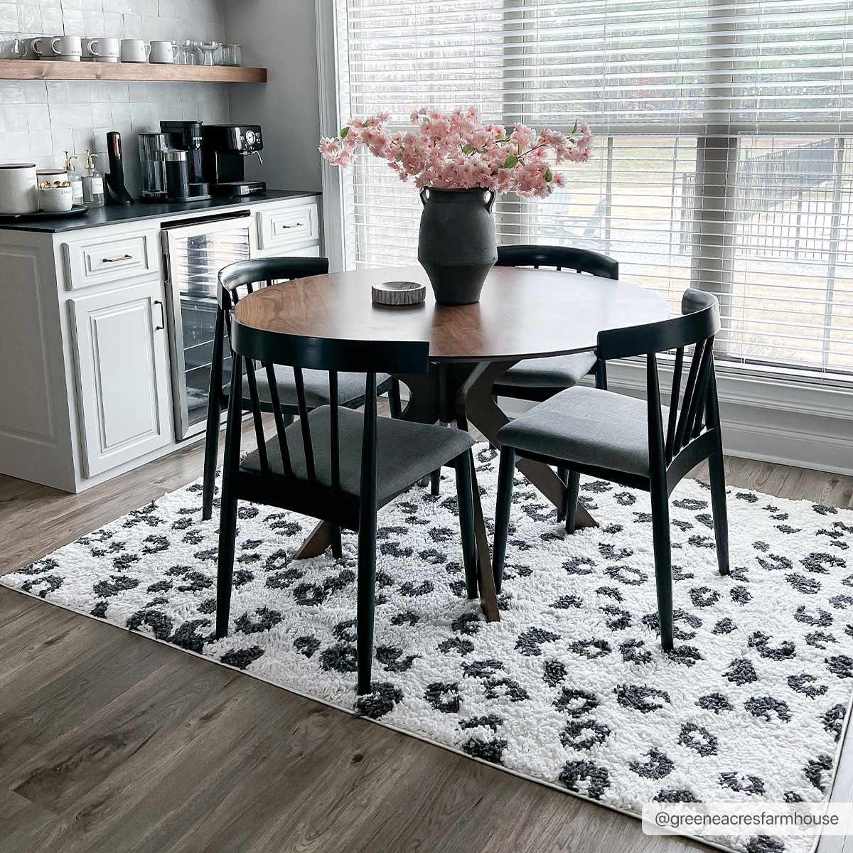 Zhen Black Spots Leopard Rug - Clearance - Ornate Home