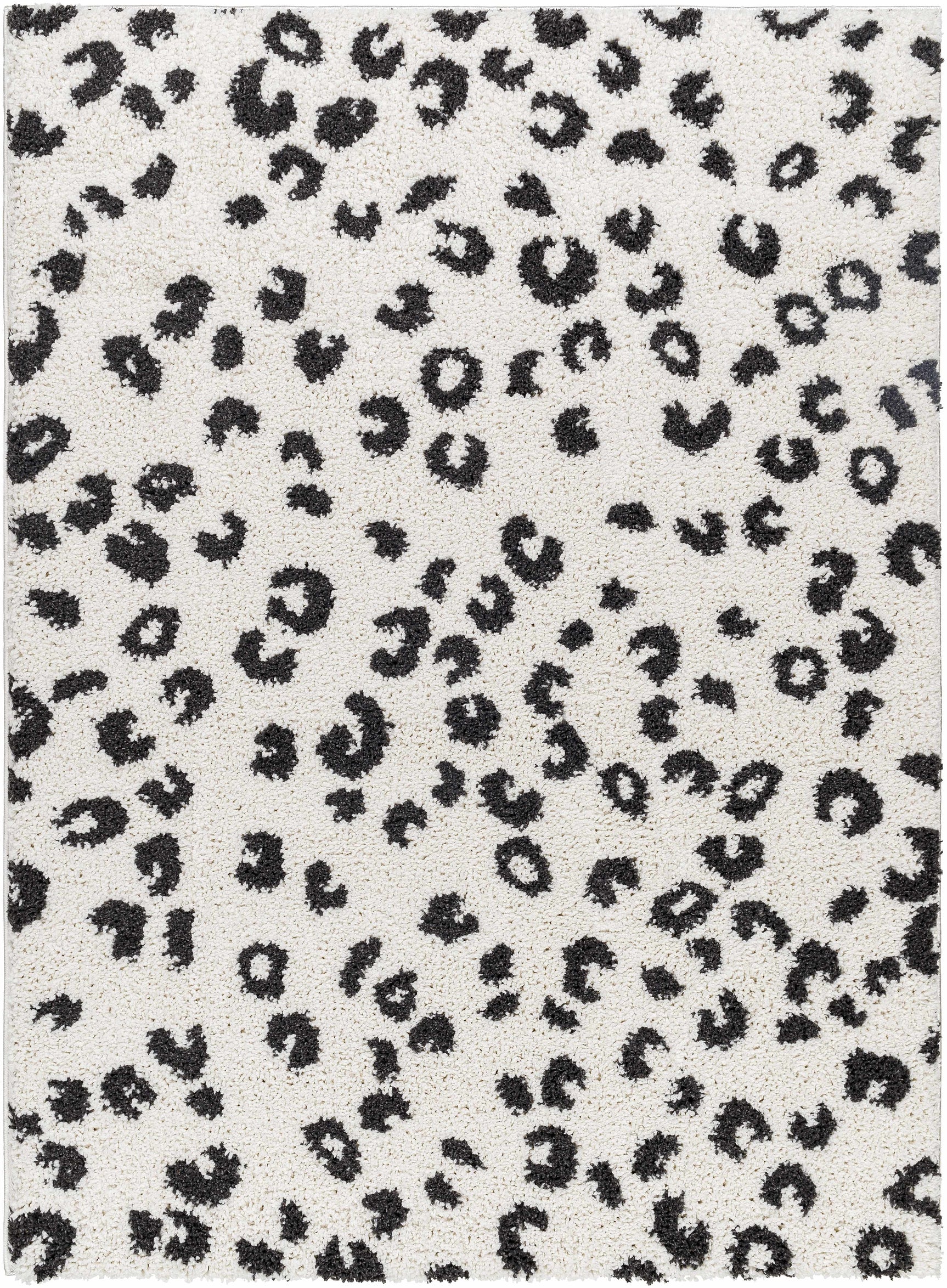 Zhen Black Spots Leopard Rug - Clearance - Ornate Home