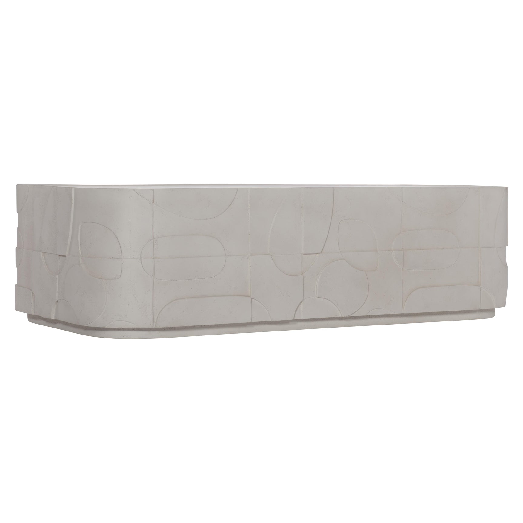 Zina Stonecast Cocktail Table - Ornate Home