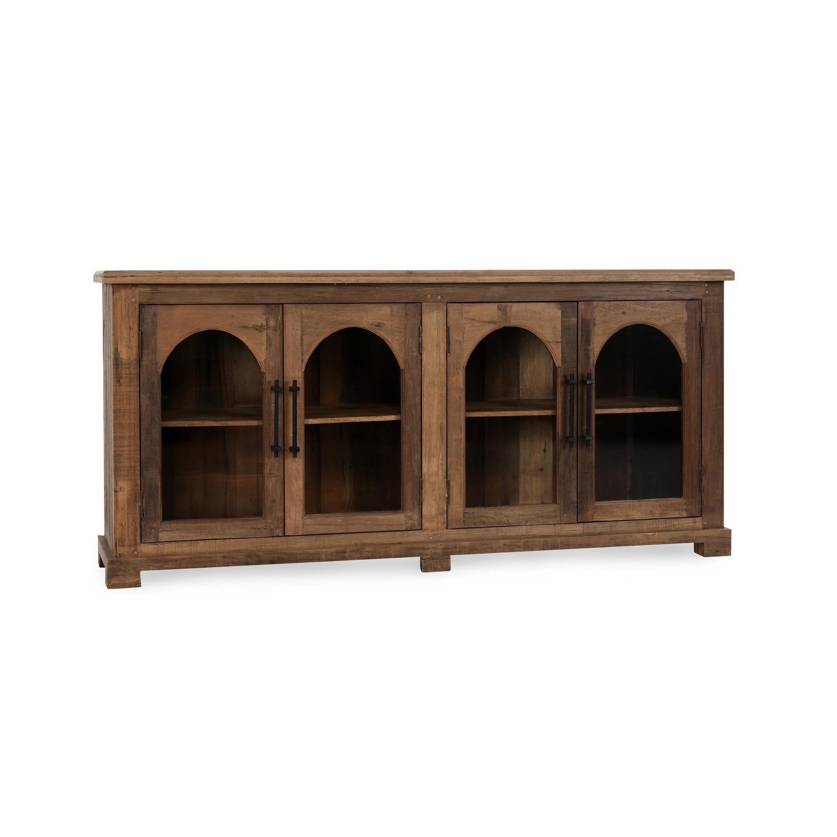 Zion Natural 4 Door Cabinet - Ornate Home