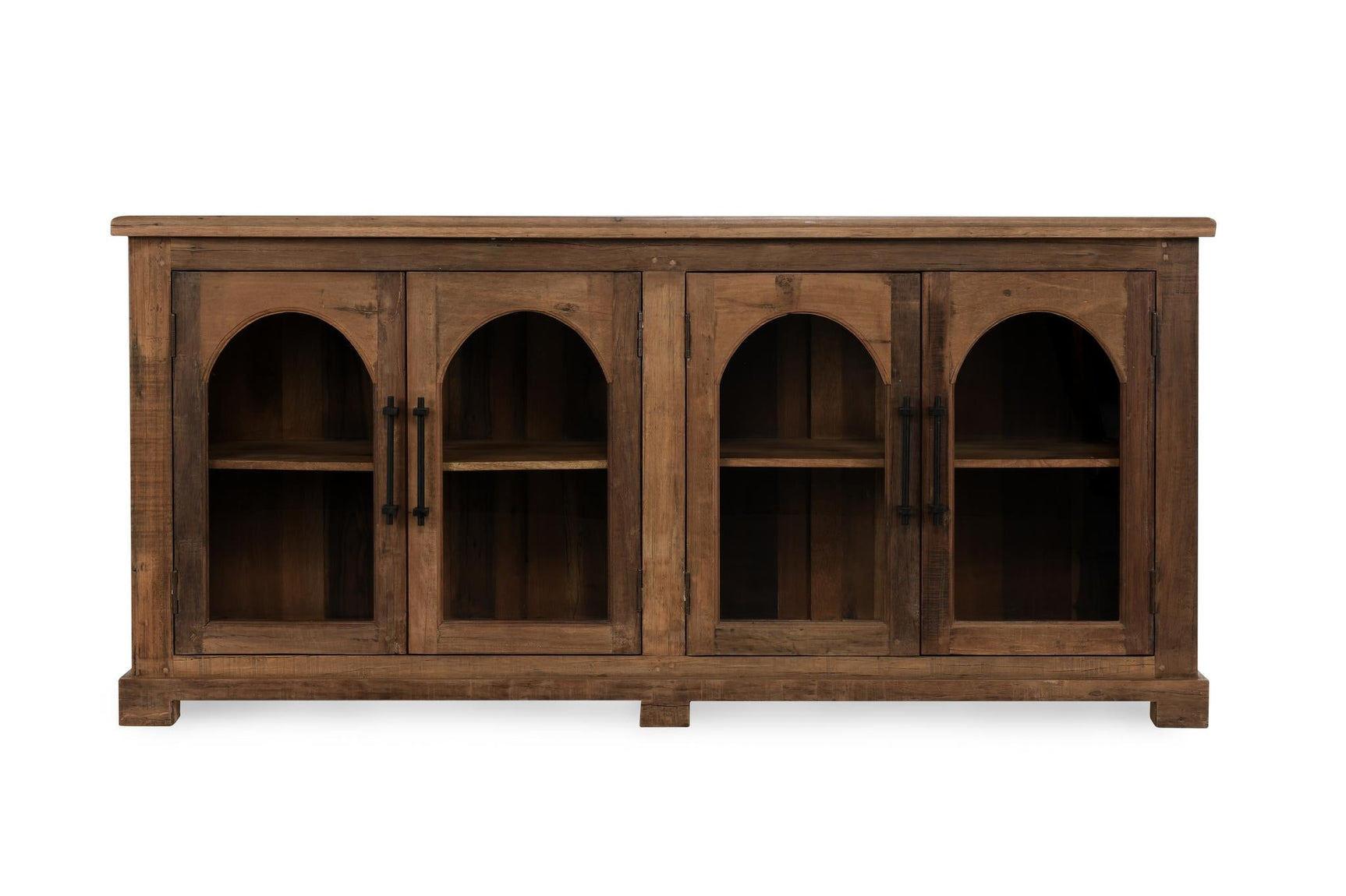 Zion Natural 4 Door Cabinet - Ornate Home